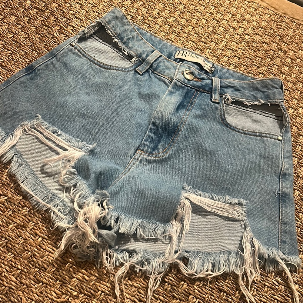 HR Hellen‎ Rocha Jeans Denim Shorts